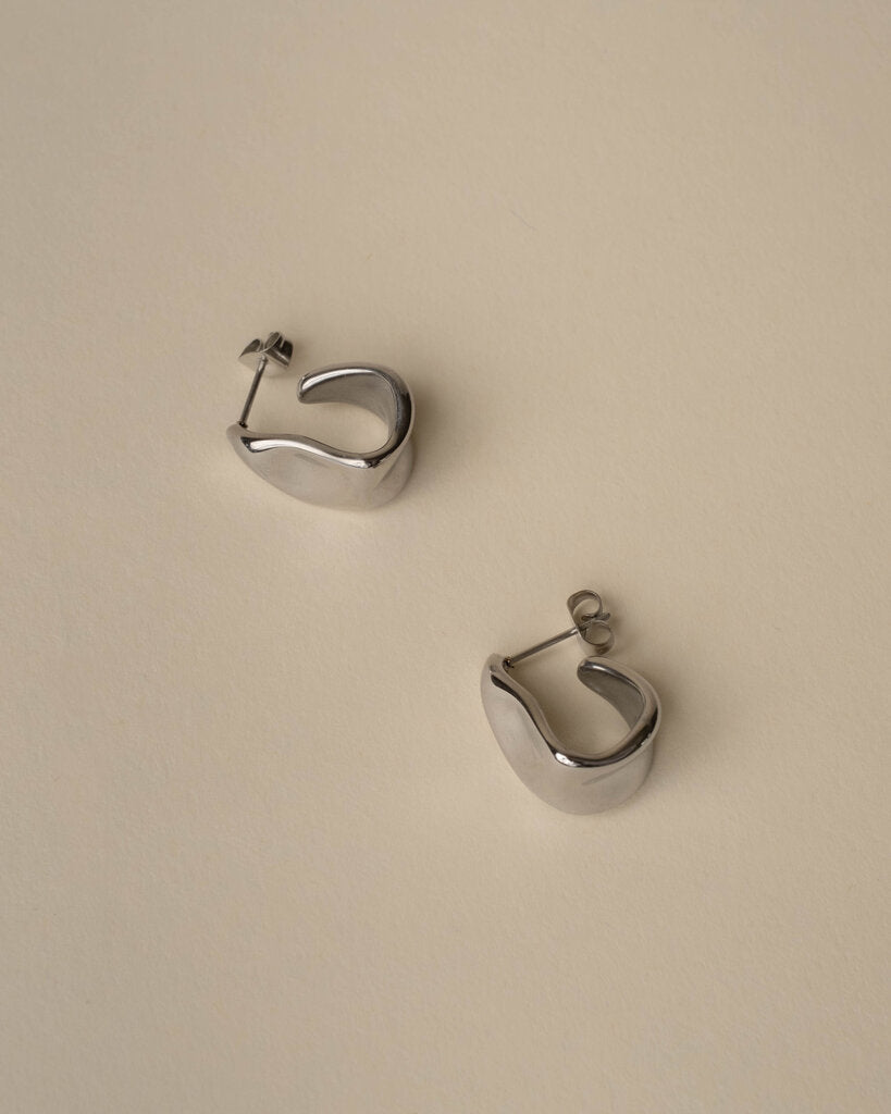 Chunky Organic C Hoops