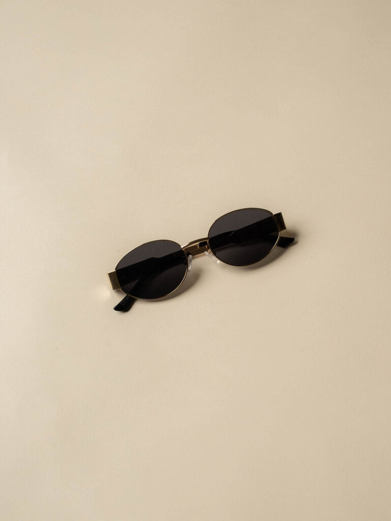 Jo Oval Wire Frame Sunglasses