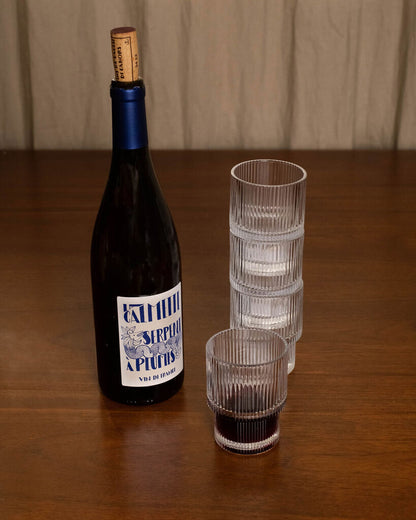 Ripple Drinking Glass