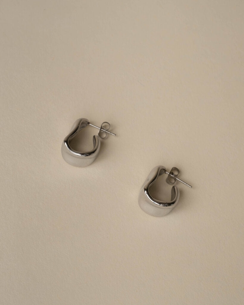 Chunky Organic C Hoops