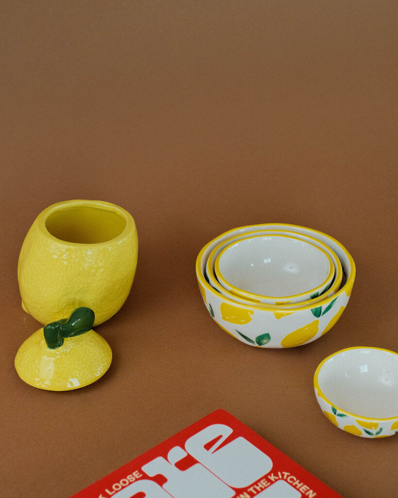 Lemon Lidded Jar