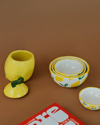 Lemon Lidded Jar