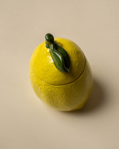Lemon Lidded Jar