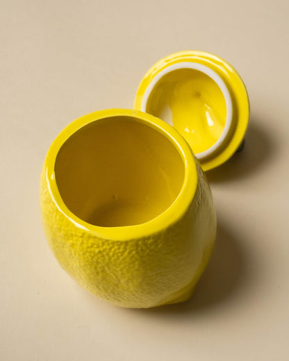 Lemon Lidded Jar