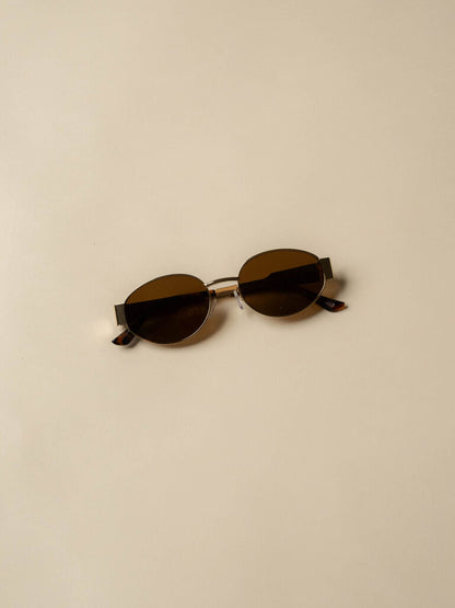 Jo Oval Wire Frame Sunglasses