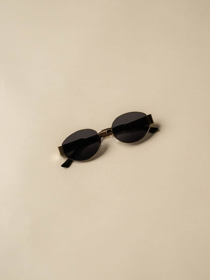 Jo Oval Wire Frame Sunglasses