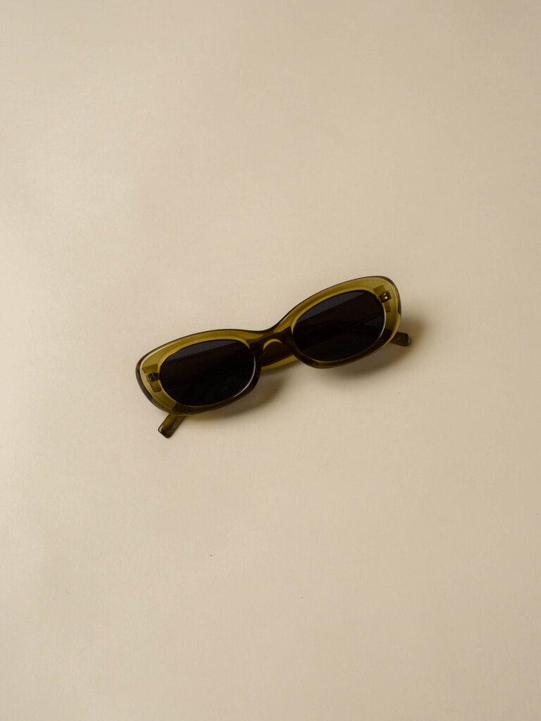 Sienna Slim Rectangle Frame Sunglasses