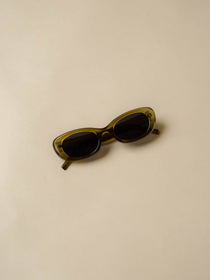Sienna Slim Rectangle Frame Sunglasses