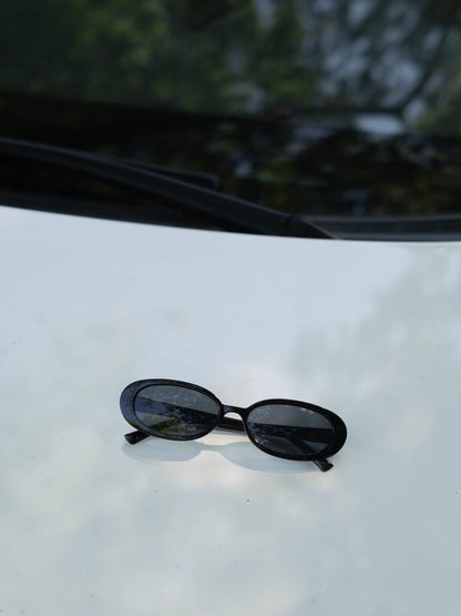 Sarah Slim Oval Sunglasses