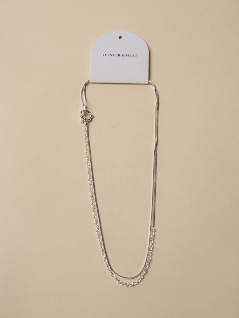 Jenny Wrap Chain Clasp Necklace