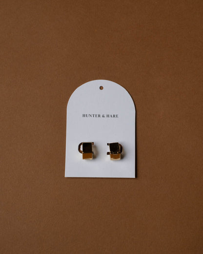 Cube Huggie Earrings
