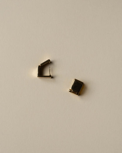 Cube Huggie Earrings