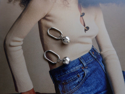 Amelia Drop Ball Hoops