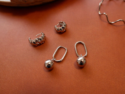 Amelia Drop Ball Hoops