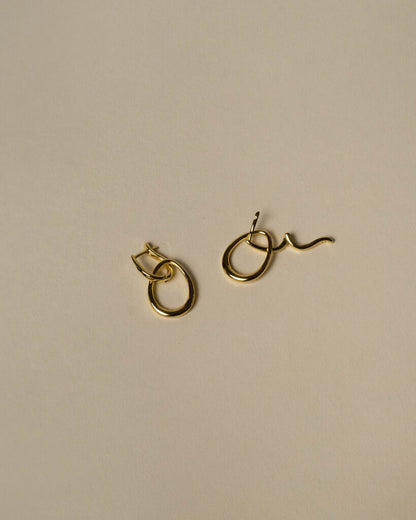 Isabella Water Drop Link Dangle Earring