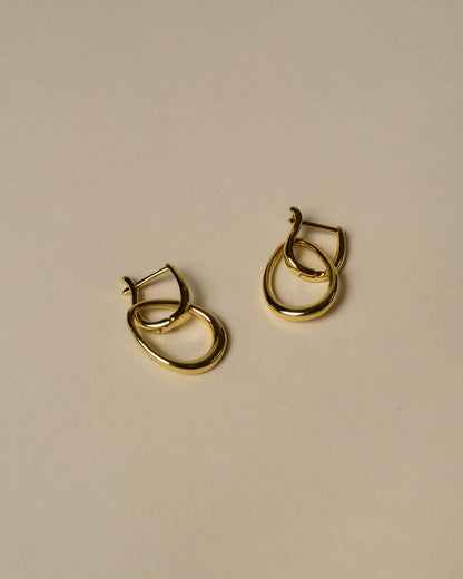Isabella Water Drop Link Dangle Earring