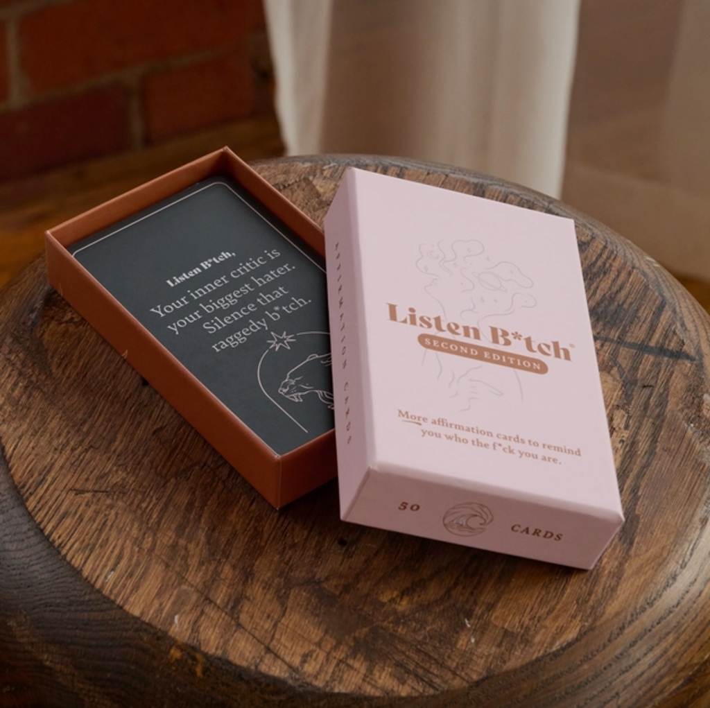 Listen B*tch Affirmation Cards | Second Edition