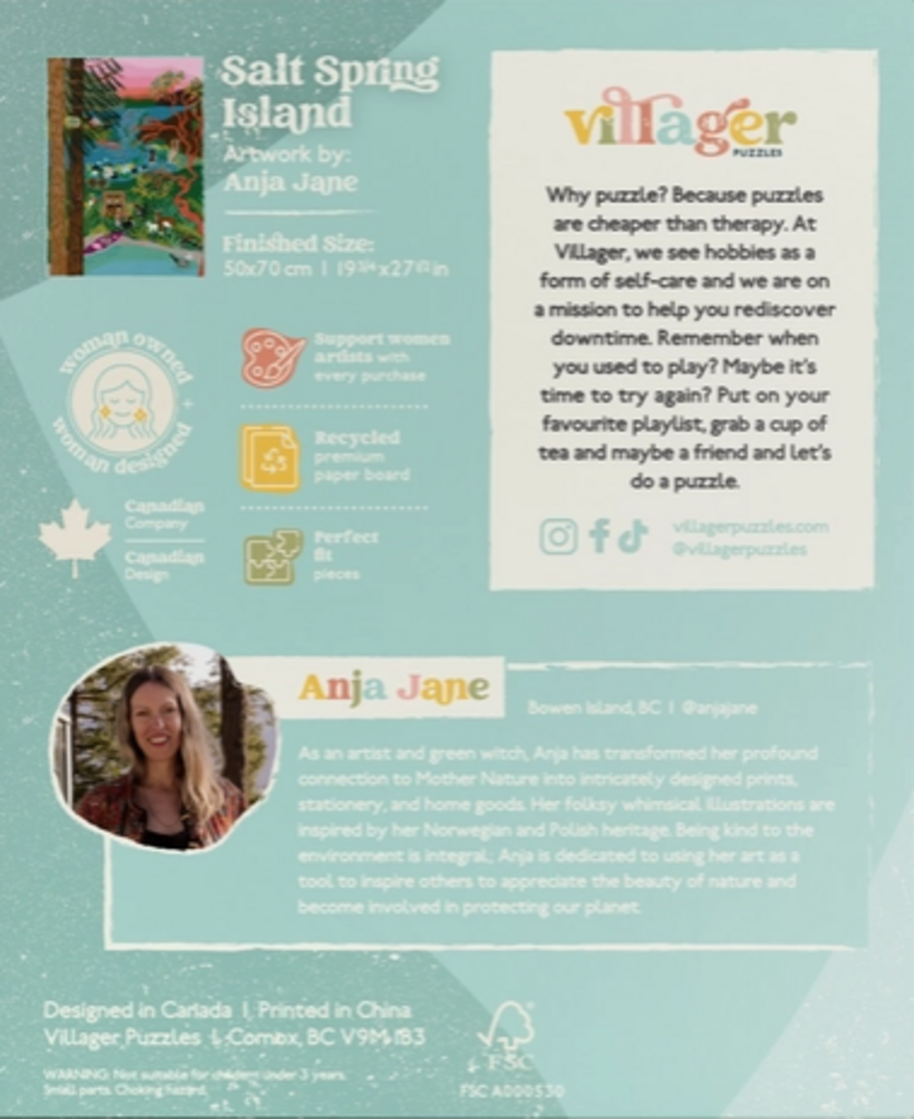 Salt Spring Island 1000-Piece Puzzle