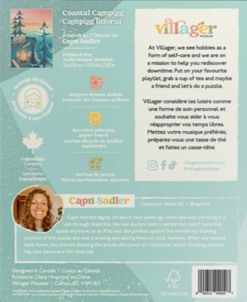 Coastal Camping 1000-Piece Puzzle