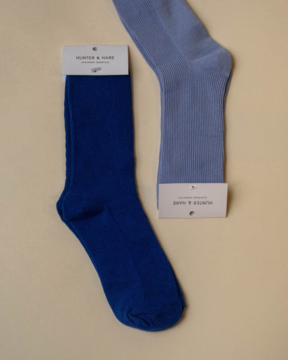 Thin Ribbed Socks