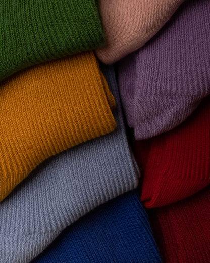Thin Ribbed Socks