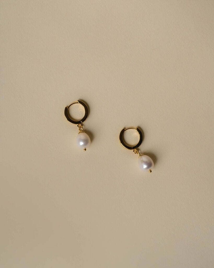 Laurel Fresh Water Pearl Huggie