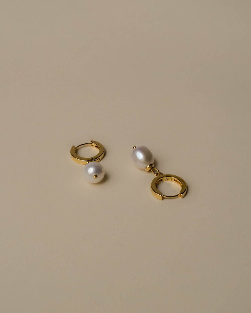 Laurel Fresh Water Pearl Huggie