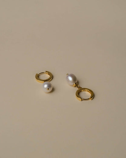 Laurel Fresh Water Pearl Huggie