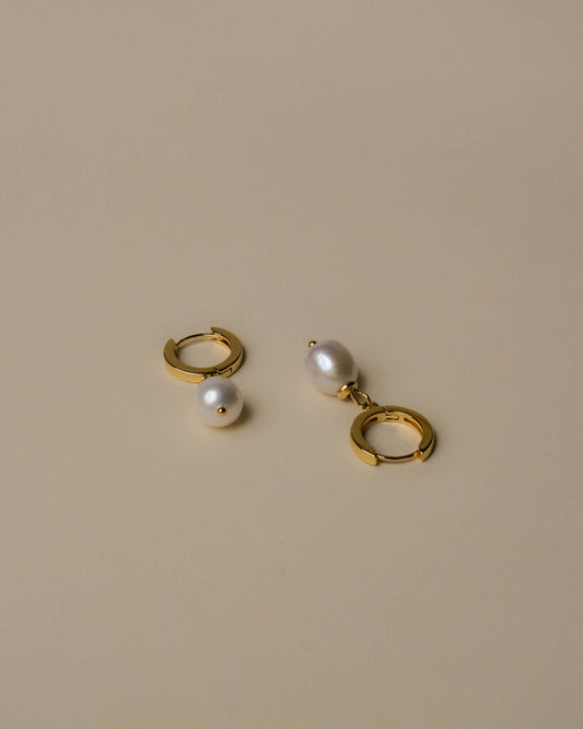 Laurel Fresh Water Pearl Huggie