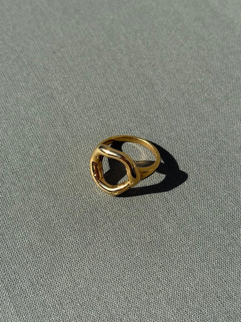 Aminah Organic Circular Ring