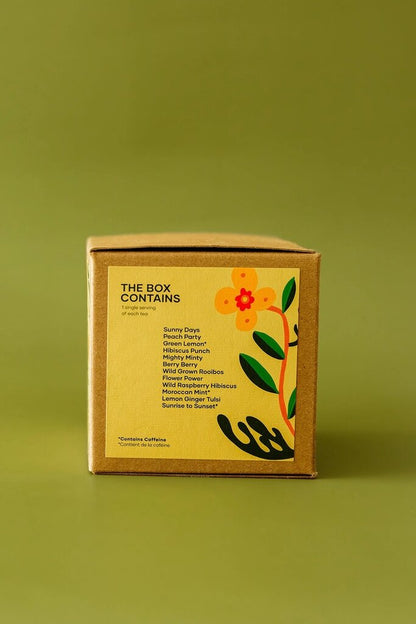 Sip The Summer | Tea Sampler (12 Single Servings Tea)