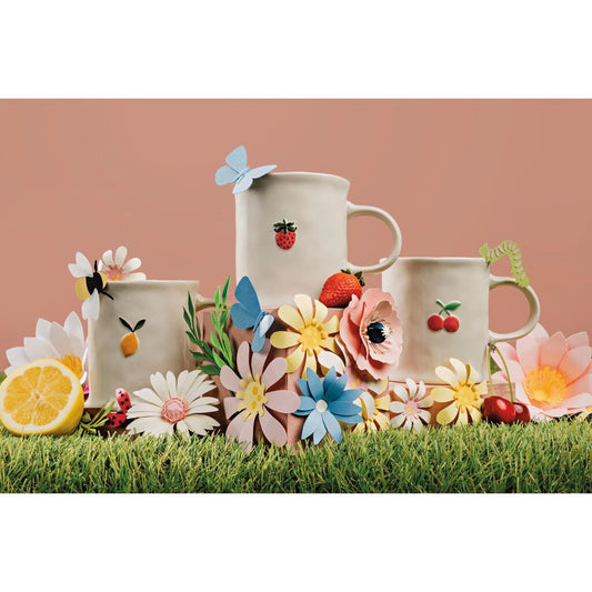 Strawberry Embossed Mug