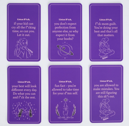 New Mom Edition | Listen Bitch Affirmation Cards