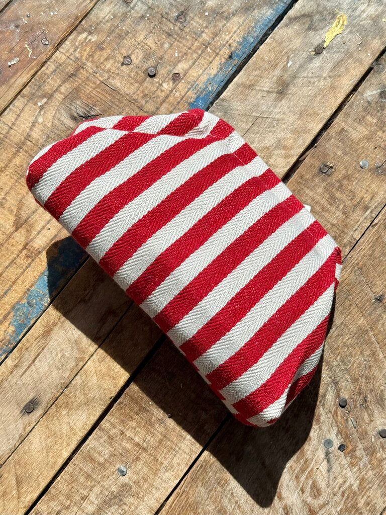 Striped Make Up Bag