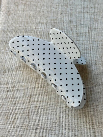 Polka Dot Hair Claw