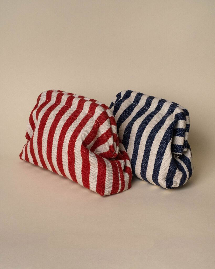 Striped Make Up Bag