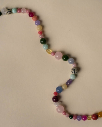 Iris Apfel Beaded Colourful Necklace