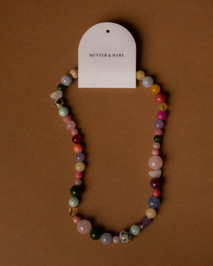Iris Apfel Beaded Colourful Necklace