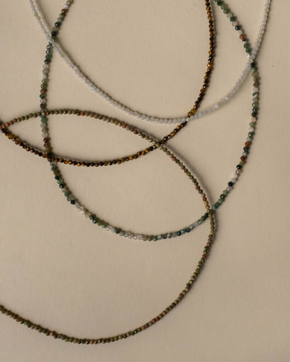 May Natural Stone Beaded Necklace