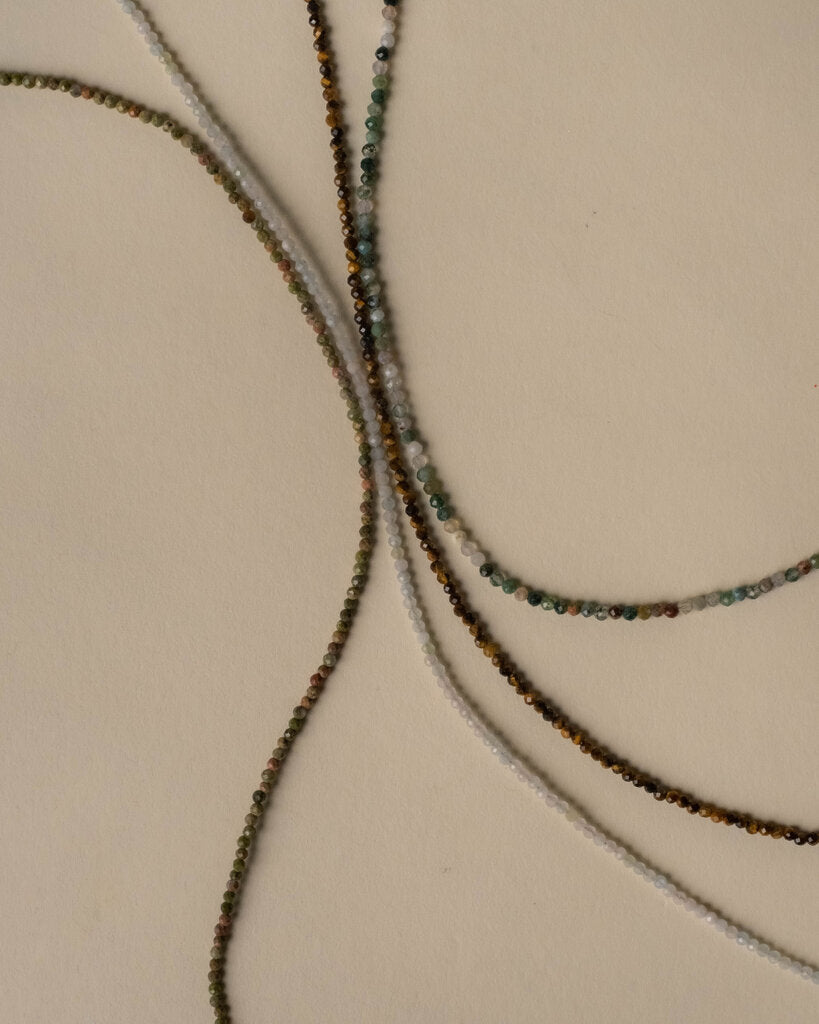 May Natural Stone Beaded Necklace