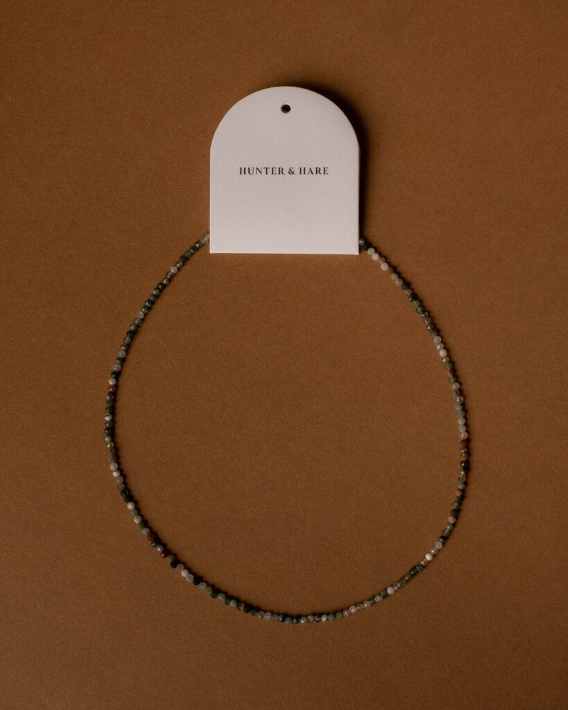 May Natural Stone Beaded Necklace