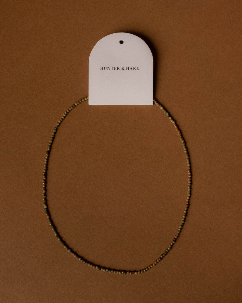 May Natural Stone Beaded Necklace