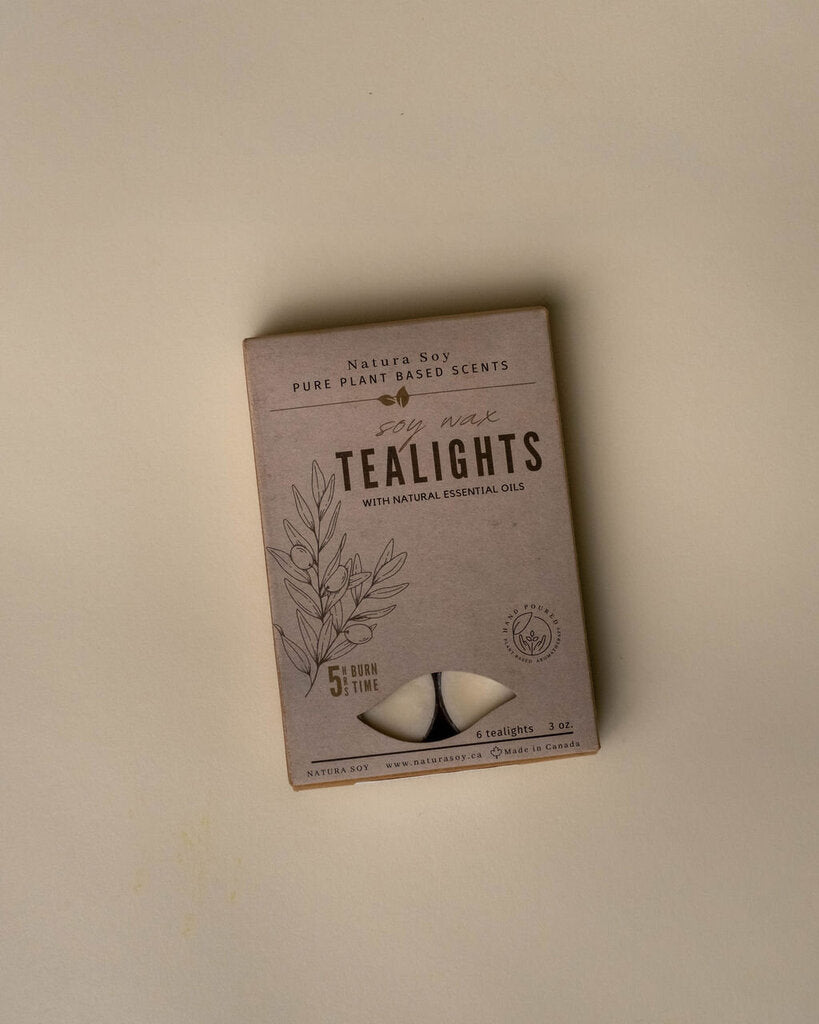 Natura Soy Tealights 6 Pack