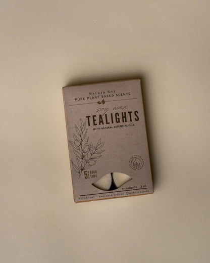 Natura Soy Tealights 6 Pack