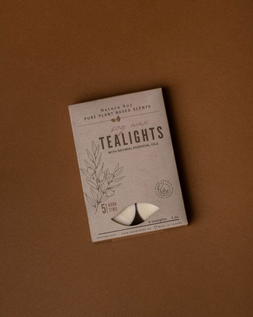 Natura Soy Tealights 6 Pack