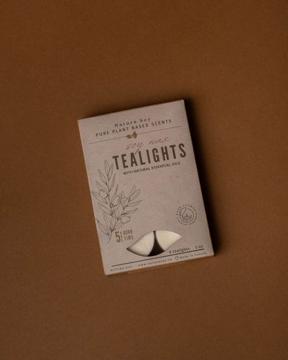 Natura Soy Tealights 6 Pack