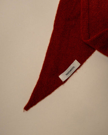 100% Wool Triangle Neck Scarf