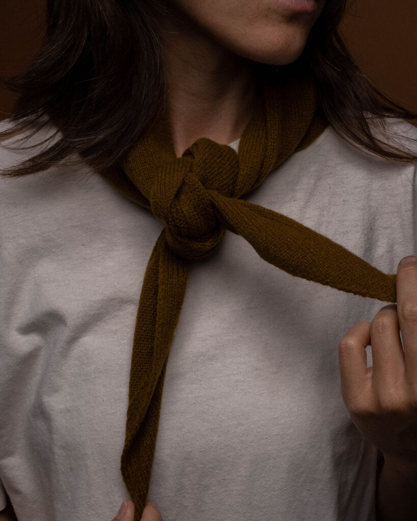 100% Wool Triangle Neck Scarf