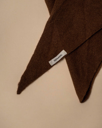 100% Wool Triangle Neck Scarf