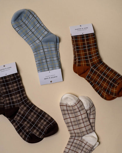 Autumn Plaid Socks